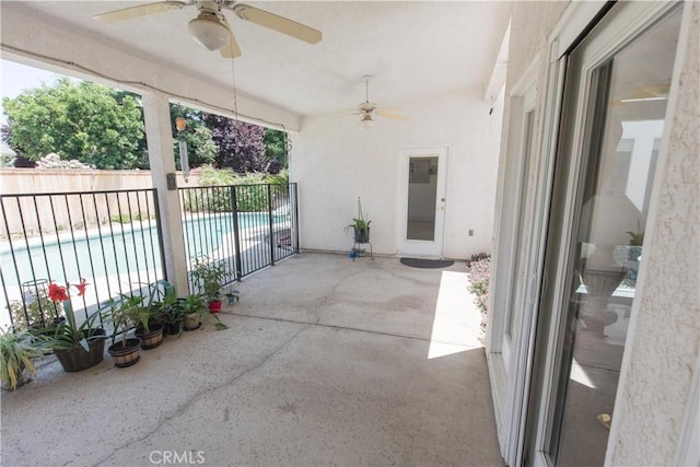 337 W Trenton Ave, Clovis, CA 93619 - view of patio / terrace featuring ceiling fan