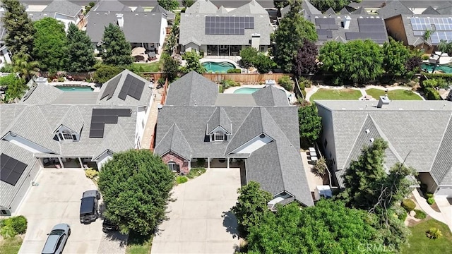 337 W Trenton Ave, Clovis, CA 93619 - aerial view of residential area featuring a pool