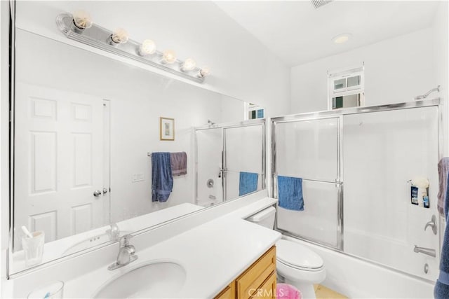 32 Perennial, Irvine, CA 92603 - bathroom with vanity and shower / bath combination with glass door