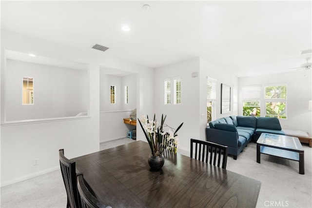 32 Perennial, Irvine, CA 92603 - dining area with light carpet and recessed lighting
