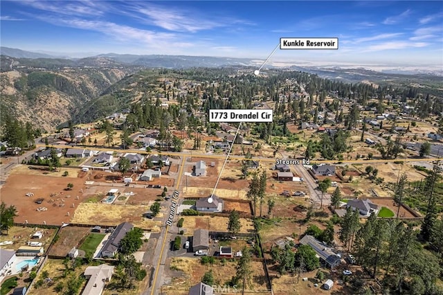 1773 Drendel Cir, Paradise, CA 95969 - view of property location featuring a mountain backdrop and nearby suburban area