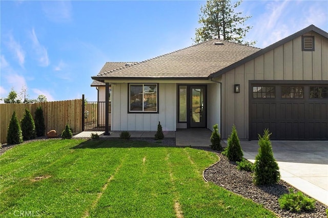 1773 Drendel Cir, Paradise, CA 95969 - view of front of property with an attached garage, concrete driveway, and roof with shingles