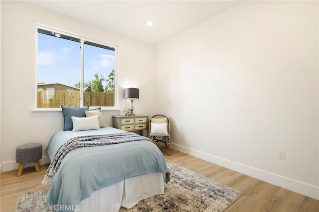1773 Drendel Cir, Paradise, CA 95969 - bedroom with baseboards, light wood finished floors, and recessed lighting