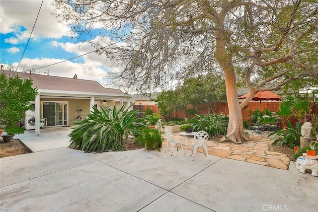 2025 N Buena Vista St, Burbank, CA 91504 - fenced backyard featuring a patio area and a cooling unit