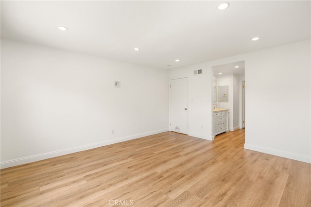 19464 Turtle Ridge Ln, Porter Ranch, CA 91326 - unfurnished room with recessed lighting, light wood finished floors, and baseboards