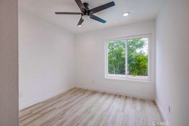 24162 Twig St, Lake Forest, CA 92630 - empty room featuring wood finished floors, a ceiling fan, and baseboards