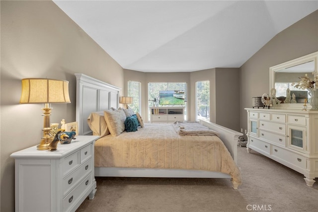 999 Alleghany Cir, San Dimas, CA 91773 - carpeted bedroom with lofted ceiling and multiple windows