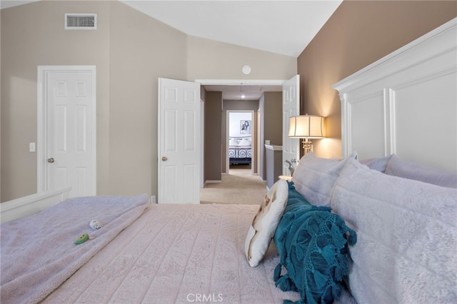 999 Alleghany Cir, San Dimas, CA 91773 - carpeted bedroom with vaulted ceiling and baseboards