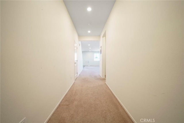 1172 Poinsettia Cir, Calimesa, CA 92320 - hallway with light carpet and recessed lighting