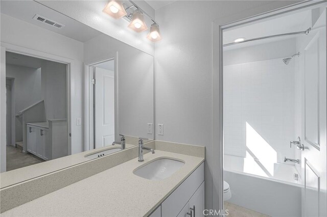 148 Stage, Irvine, CA 92618 - bathroom featuring vanity, toilet, and  shower combination