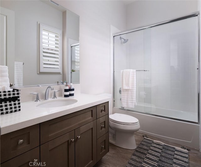 112 Mountain Sky, Irvine, CA 92602 - bathroom featuring vanity and bath / shower combo with glass door
