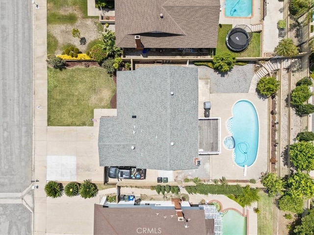 10586 Ring Ave, Rancho Cucamonga, CA 91737 - aerial view of a pool