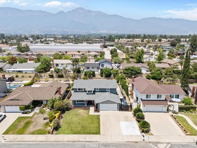 10586 Ring Ave, Rancho Cucamonga, CA 91737 - aerial view of residential area with a mountainous background
