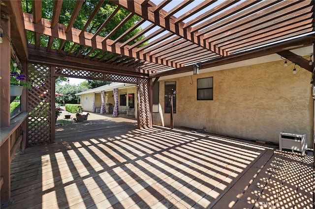 833 Saint Amant Dr, Chico, CA 95926 - wooden terrace featuring a pergola