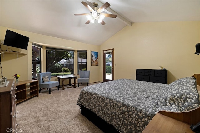 833 Saint Amant Dr, Chico, CA 95926 - bedroom featuring carpet floors, access to exterior, and a ceiling fan