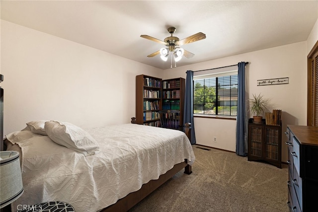 833 Saint Amant Dr, Chico, CA 95926 - bedroom featuring carpet flooring and ceiling fan