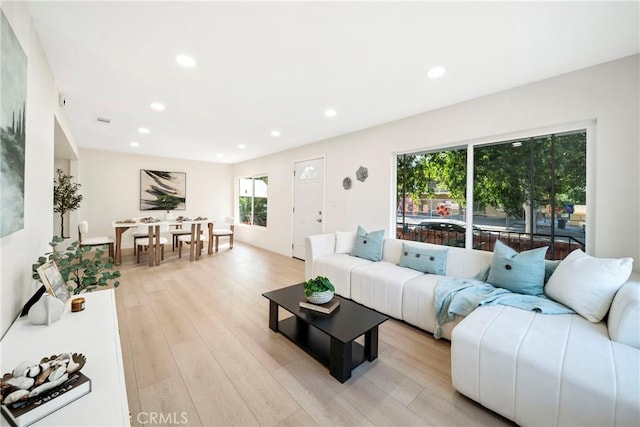 2250 Dorris Pl, Los Angeles, CA 90031 - living area with light wood-style floors and recessed lighting