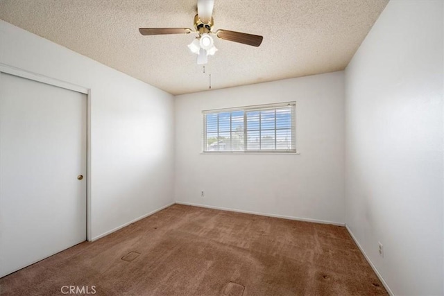 4038 Dartmouth Ln, Santa Maria, CA 93455 - unfurnished room featuring carpet floors, a ceiling fan, and a textured ceiling