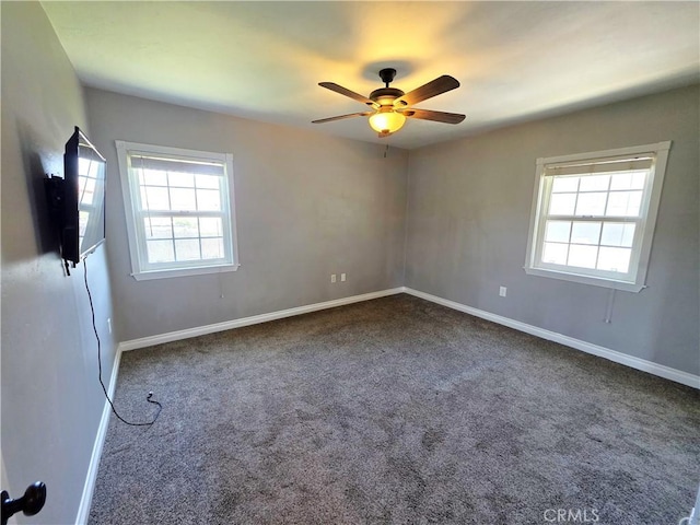 34939 Date Ave, Yucaipa, CA 92399 - carpeted spare room with plenty of natural light and ceiling fan