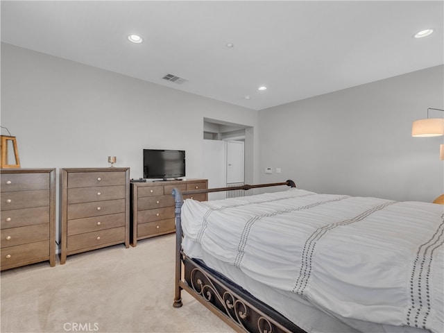 5637 Como Cir, Woodland Hills, CA 91367 - bedroom with recessed lighting and light carpet