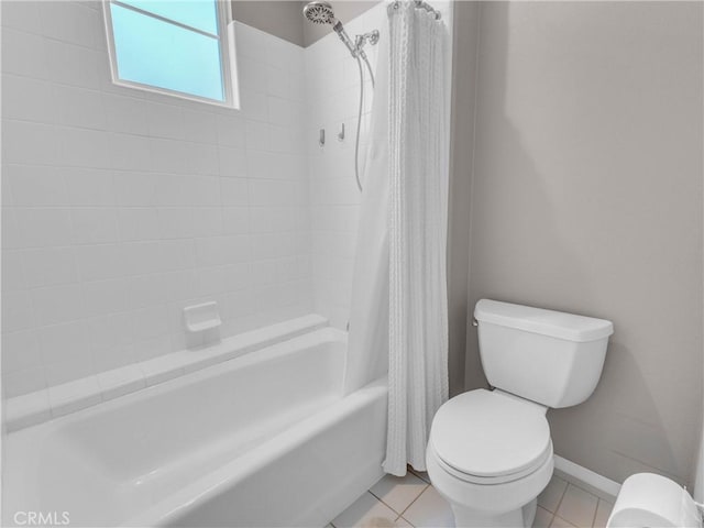5637 Como Cir, Woodland Hills, CA 91367 - bathroom with shower / tub combo and tile patterned floors