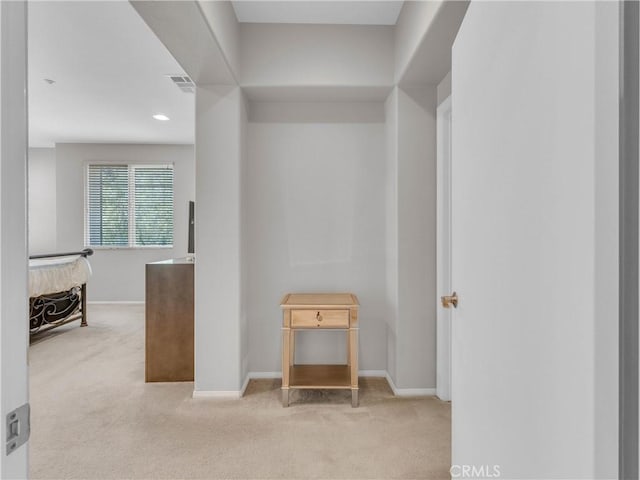 5637 Como Cir, Woodland Hills, CA 91367 - hallway featuring carpet and recessed lighting