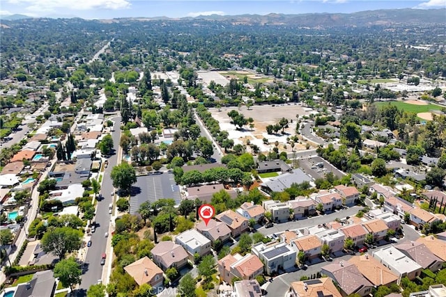 5637 Como Cir, Woodland Hills, CA 91367 - aerial view of property's location featuring nearby suburban area