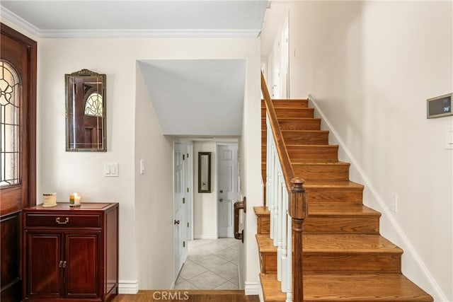 2902 E Trenton E, Orange, CA 92867 - stairway with ornamental molding