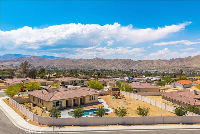 7988 Borrego Ct, Yucca Valley, CA 92284 - view of mountain background with nearby suburban area