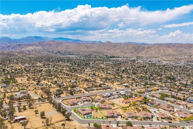 7988 Borrego Ct, Yucca Valley, CA 92284 - aerial perspective of suburban area featuring mountains