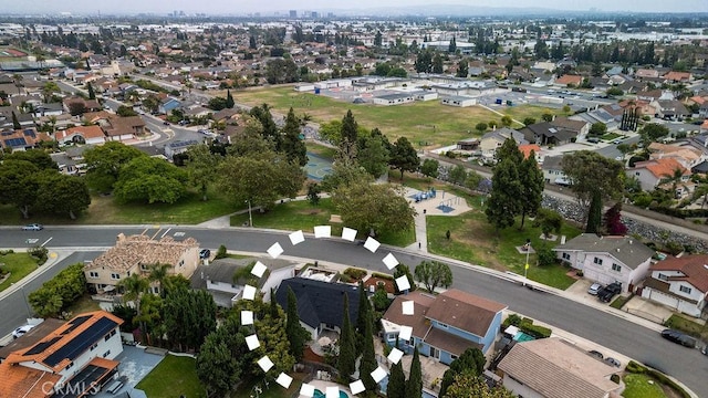 11217 Stonecress Ave, Fountain Valley, CA 92708 - aerial overview of property's location with nearby suburban area