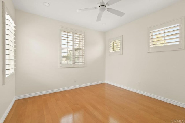 2413 Paseo, Los Gatos, Chula Vista, CA 91914 - empty room with wood finished floors and ceiling fan