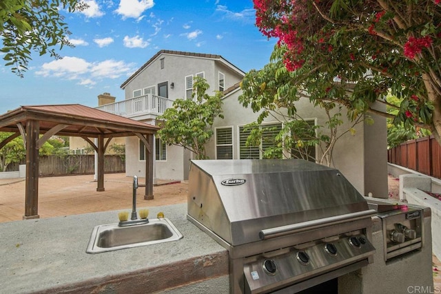 2413 Paseo, Los Gatos, Chula Vista, CA 91914 - view of patio featuring a gazebo and a grill