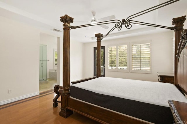 2413 Paseo, Los Gatos, Chula Vista, CA 91914 - bedroom with wood finished floors and connected bathroom