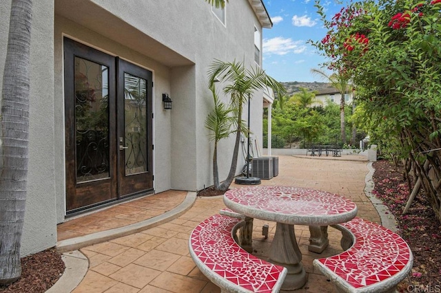 2413 Paseo, Los Gatos, Chula Vista, CA 91914 - view of patio featuring french doors