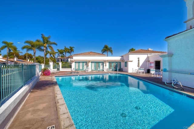 3376 Corsica Way, Oceanside, CA 92056 - community pool with french doors and a patio area