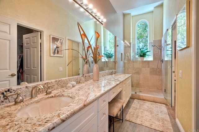 3376 Corsica Way, Oceanside, CA 92056 - full bathroom with double vanity and tiled shower