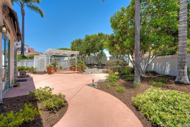 3376 Corsica Way, Oceanside, CA 92056 - fenced backyard with a pergola and a patio