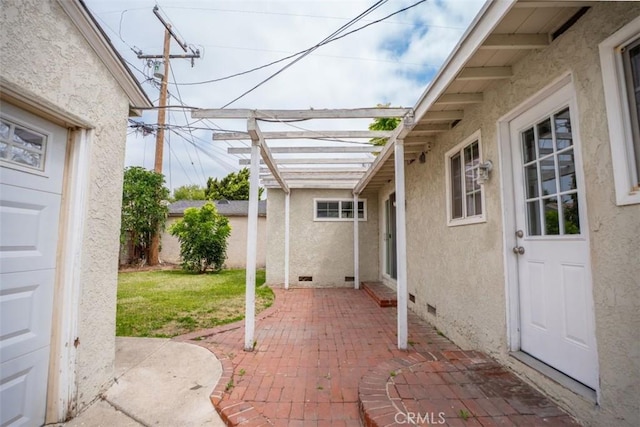 10113 Harvest Ave, Santa Fe Springs, CA 90670 - view of patio / terrace with a pergola