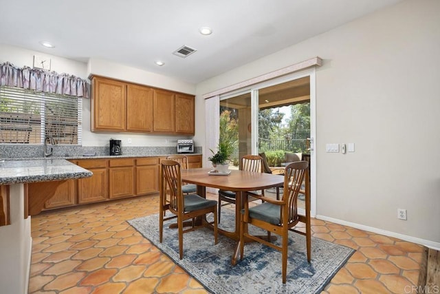 31135 Gleneagles Dr, Temecula, CA 92591 - dining area featuring recessed lighting and baseboards