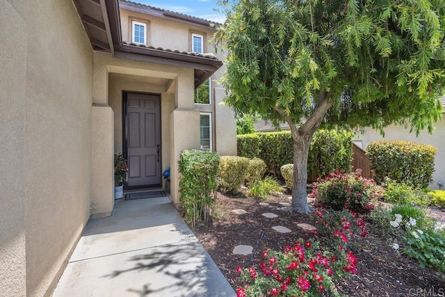 31135 Gleneagles Dr, Temecula, CA 92591 - view of exterior entry with stucco siding