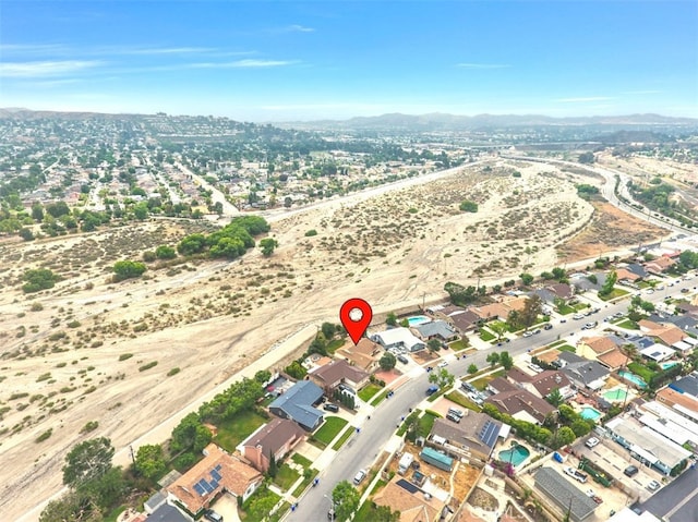 27142 Langside Ave, Canyon Country, CA 91351 - aerial view of property's location with a mountain backdrop and nearby suburban area
