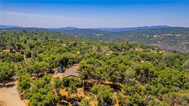 58632 Rainbow Dr, North Fork, CA 93643 - aerial view of a forest and a mountainous background