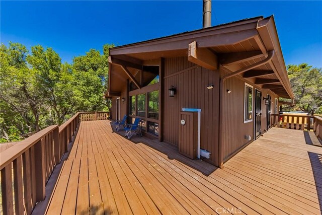 58632 Rainbow Dr, North Fork, CA 93643 - view of wooden terrace