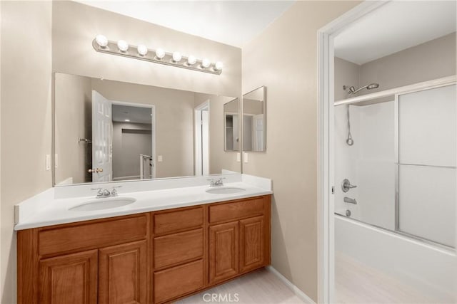 33010 Poppy St, Temecula, CA 92592 - full bath with double vanity and shower / bath combination