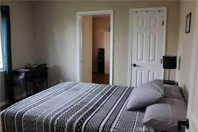 3820 Apache Ave, Bakersfield, CA 93309 - bedroom with baseboards and wood finished floors