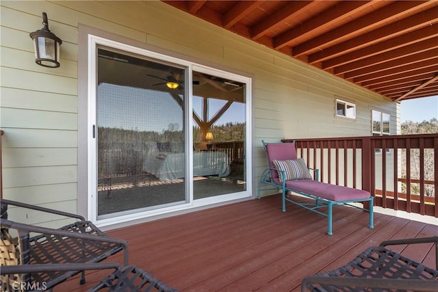 26855 Inyo Ct, Lake Arrowhead, CA 92352 - view of wooden deck