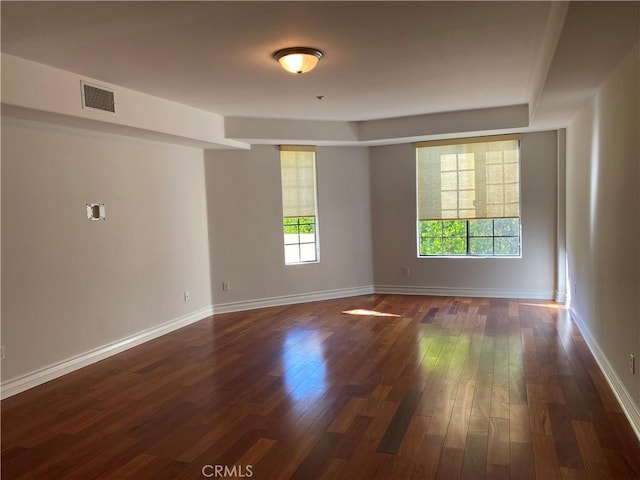 107 N Swall Dr Unit 304, Los Angeles, CA 90048 - empty room featuring dark wood finished floors and baseboards