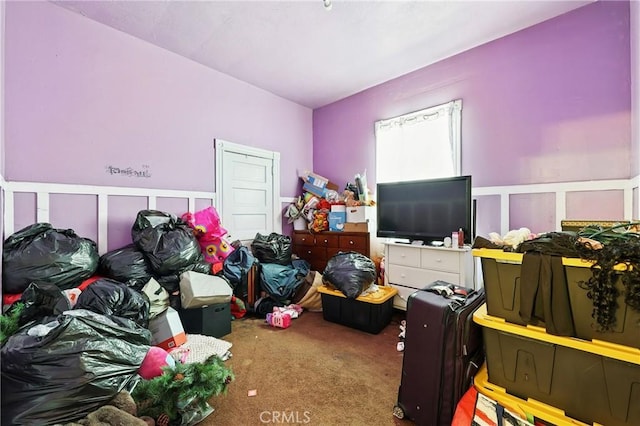 1600 E 33rd St, Los Angeles, CA 90011 - carpeted bedroom featuring a wainscoted wall