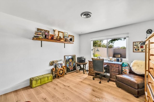 9124 Joshua Ln, Yucca Valley, CA 92284 - office space with wood finished floors